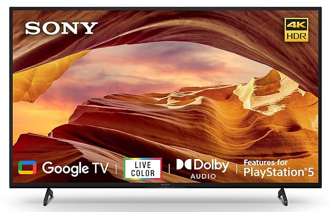 Sony Bravia 126 cm (50 inches) 4K Ultra HD Smart LED Google TV KD-50X75L (Black)