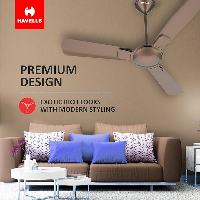 Havells 1200 mm FAN ENTICER ES BRONZE-COLA CHR, 2 stars-ItsBen LifeStyle