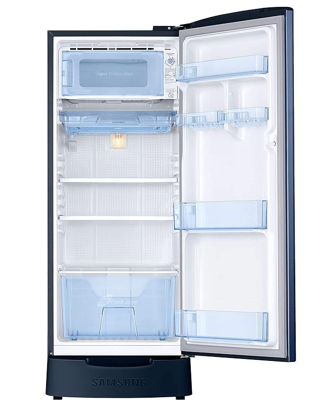 Samsung 192 L 3 Star Inverter Direct Cool Single Door Refrigerator (RR20A182YCU/HL, Camellia Blue, Base stand drawer fridge)-ItsBen LifeStyle