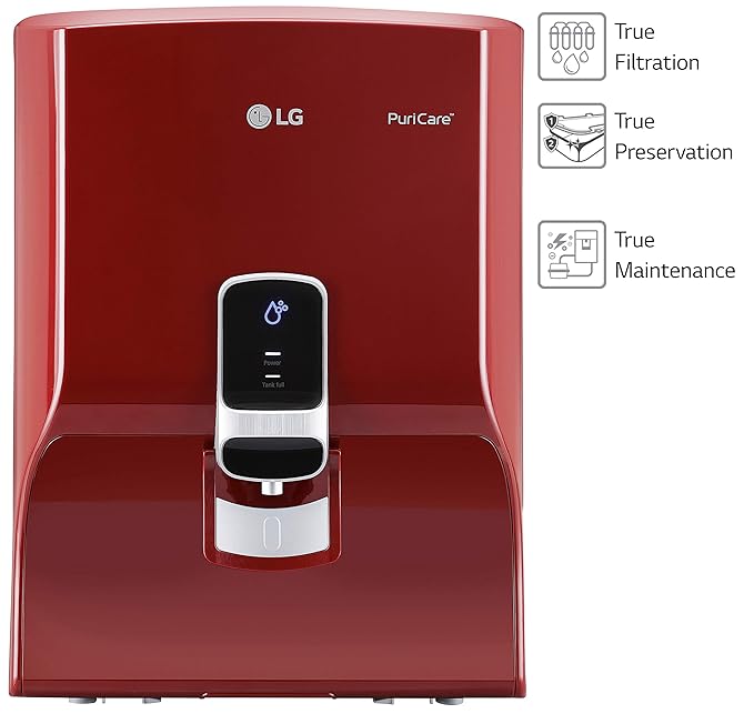 LG WW140NPR+MINERAL BOOSTER 8 L RO Water Purifier  (Red)-ItsBen LifeStyle