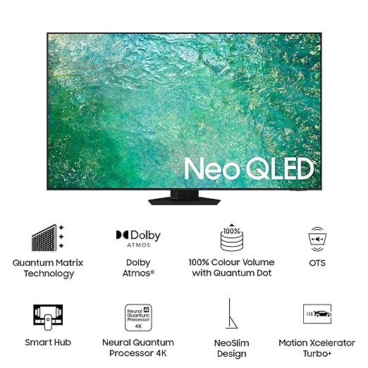 Samsung 138 cm (55 inches) 4K Ultra HD Smart Neo QLED TV QA55QN85CAKLXL (Titan Black)-ItsBen LifeStyle