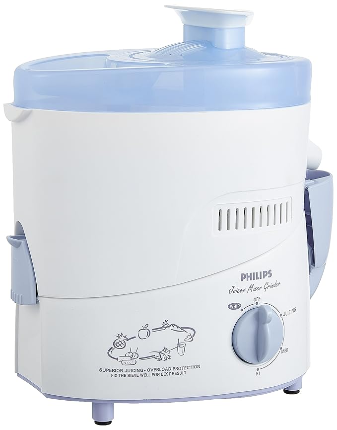 PHILIPS HL1631 500 W Juicer Mixer Grinder (2 Jars, Blue)