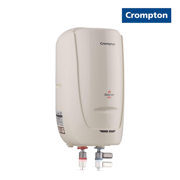 Crompton Solarium Neo 3-Litre, 3KW Instant Water Heater/Geyser with Rust Free ABS Body (Ivory)-ItsBen LifeStyle