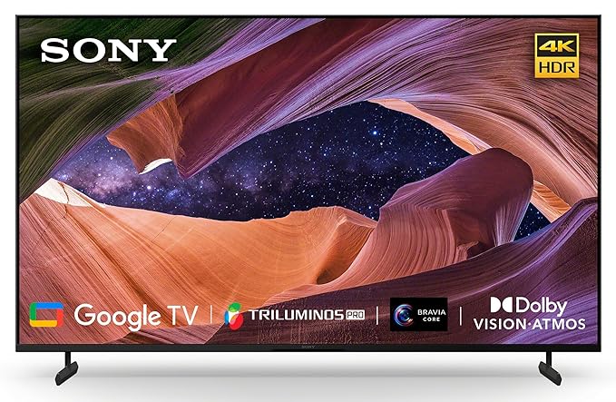 Sony Bravia 139 cm (55 inches) 4K Ultra HD Smart LED Google TV KD-55X82L (Black)