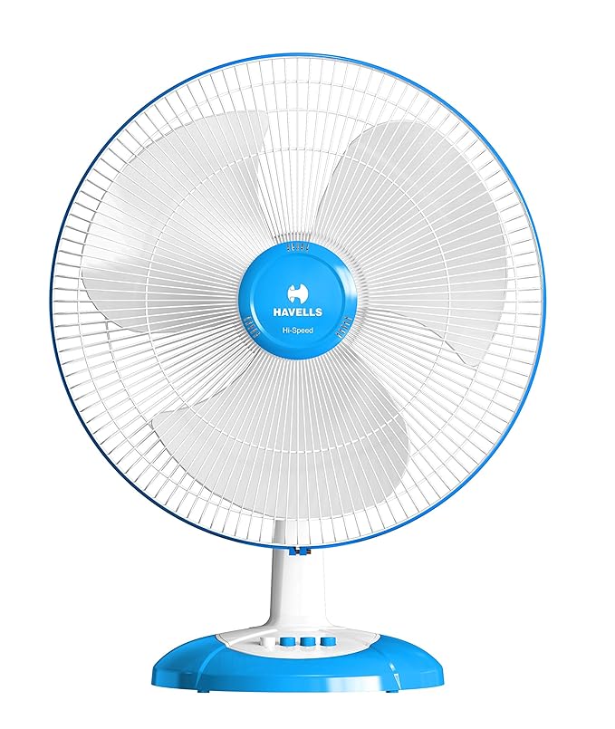 HAVELLS Swing LX High Speed 400 mm 3 Blade Table Fan  (Cool Blue)-ItsBen LifeStyle