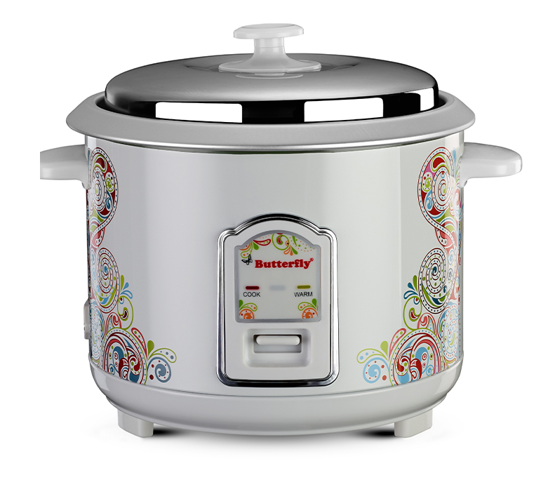 Butterfly RAGA Electric Rice Cooker  (1.8 L, White)