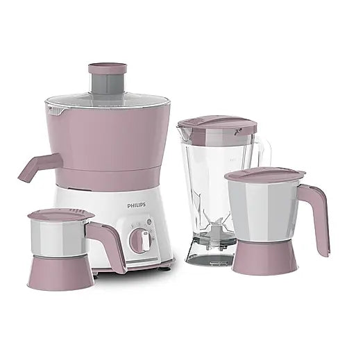 PHILIPS HL7581 Avenger 600 Juicer Mixer Grinder (3 Jars, Pink)