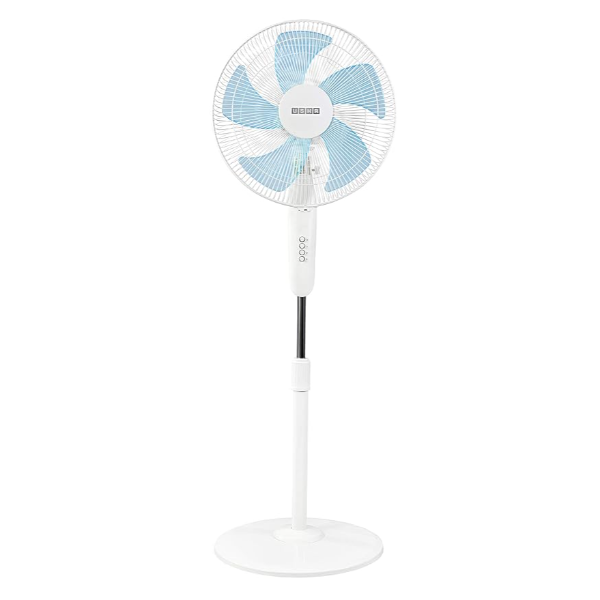 Usha Pentacool 5 Blade 400mm Pedestal Fan (White) Pack of 1