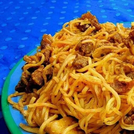 Schezwan Mutton Noodles-ItsBen LifeStyle