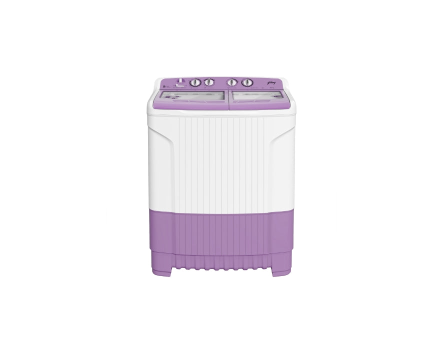 Godrej Edge 8 Kg 5 star Semi-Automatic Top Loading Washing Machine Appliance (WS EDGE 80 5.0 TB3 M LVDR, Lavender, Toughened Glass Lids)-ItsBen LifeStyle