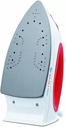 Bajaj MX-15 1200W Steam Iron with Steam Burst, Vertical and Horizontal Ironing, Non-Stick Coated Soleplate, White and Red-ItsBen LifeStyle