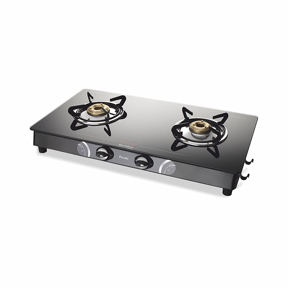 Preethi Gleam Nature 2B Glass Top Gas Stove-ItsBen LifeStyle