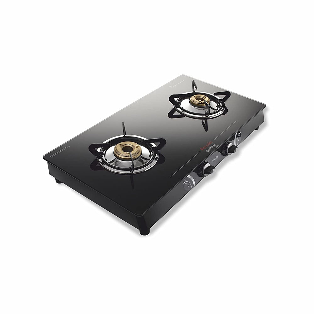 Preethi Gleam Nature 2B Glass Top Gas Stove-ItsBen LifeStyle