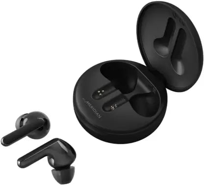 LG TONE Free HBS-FN5U True Wireless Bluetooth Earbuds -Uvnano 99.9% Bacteria Free, Prestigious British Meridian Sound, Dual Microphones, IPX4 Water Resistance, total 18 hours battery life(Black)-ItsBen LifeStyle