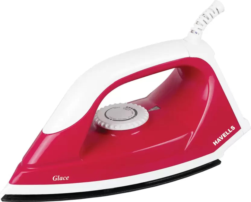 HAVELLS GLACE RUBY 750 W Dry Iron  (Red)