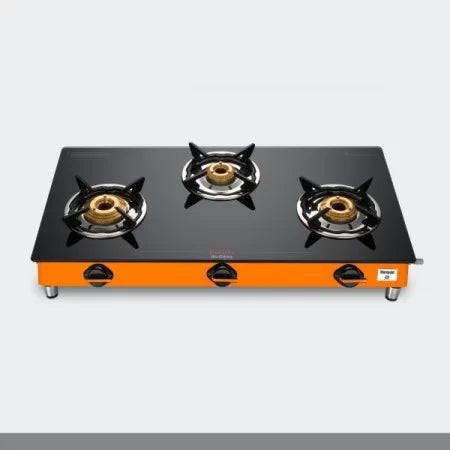 Preethi Sparkle Marigold GTS126 3Burner Gas Stove-ItsBen LifeStyle