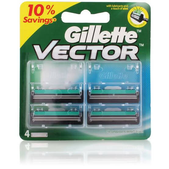 Gillete Vector+ Replacement Catridges (4Nos)-ItsBen LifeStyle