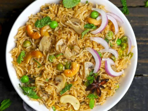 Mushroom Pulao-ItsBen LifeStyle