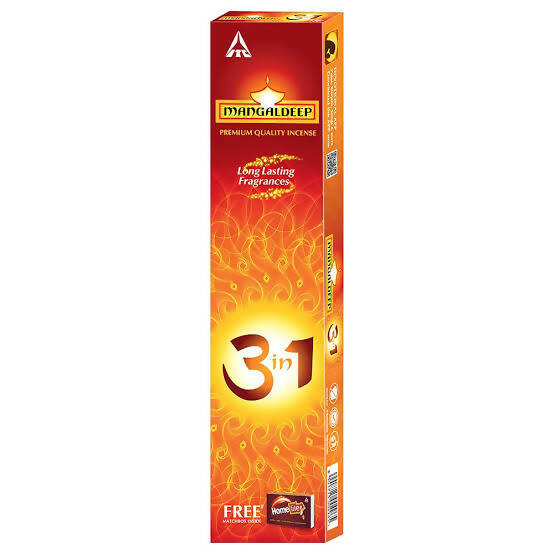 Mangaldeep 3 In 1 Scent Agarbatti Sticks-ItsBen LifeStyle