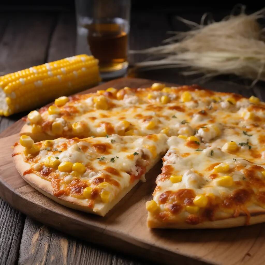 Corn Cheese Pizza (L)-ItsBen LifeStyle