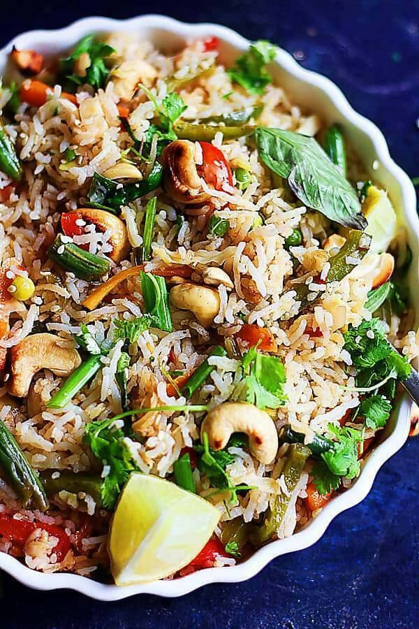 Thai Veg Fried Rice-ItsBen LifeStyle