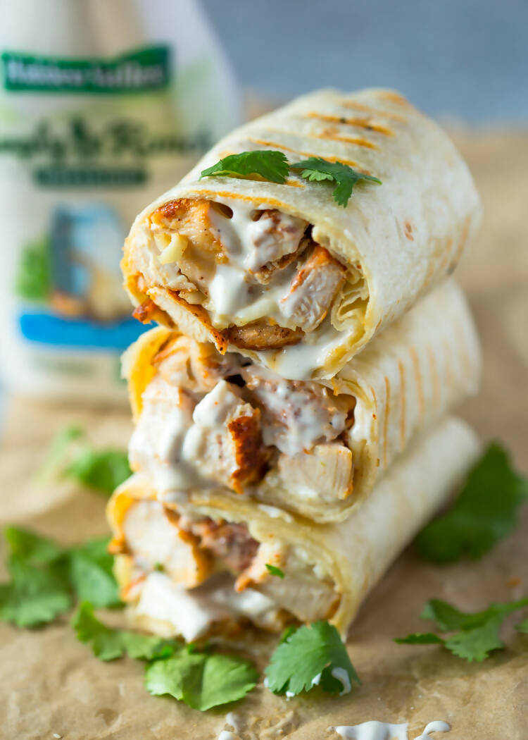 Cheesy Chciken Curry Wrap-ItsBen LifeStyle