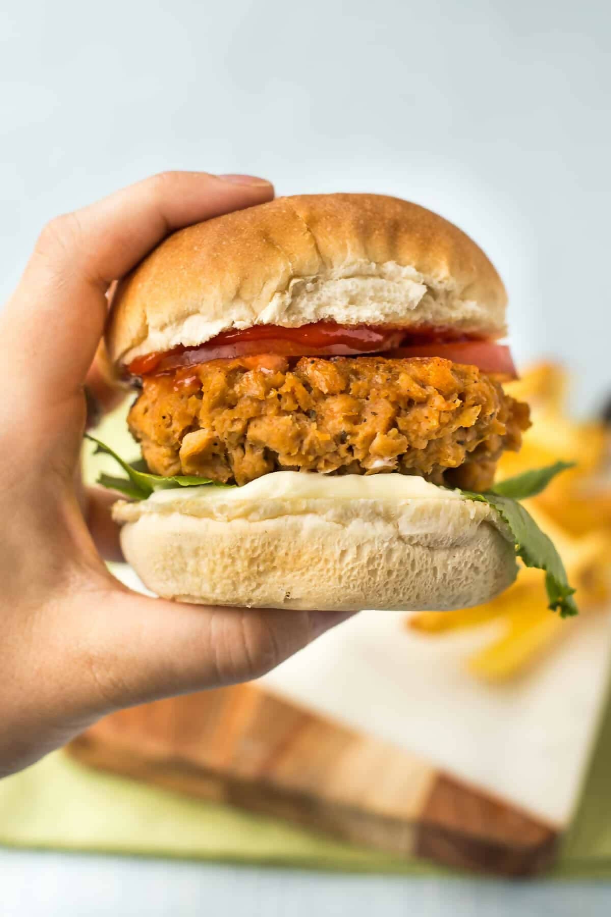 Chicken 0 Veg Burger ( Veg & Chicken)-ItsBen LifeStyle