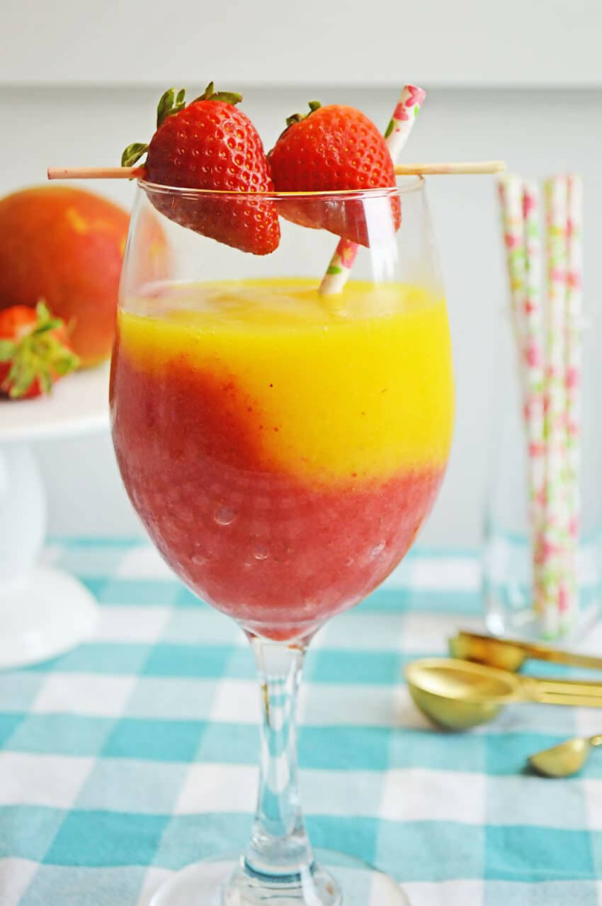 Mango Strawberry Vanilla Mocktail-ItsBen LifeStyle