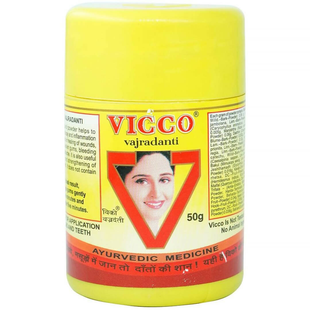 Vicco Vajradanti Ayurvedic Medicine Powder-ItsBen LifeStyle