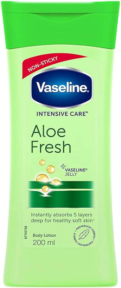 Vaseline Aloe fresh Intense Care Body Lotion-ItsBen LifeStyle