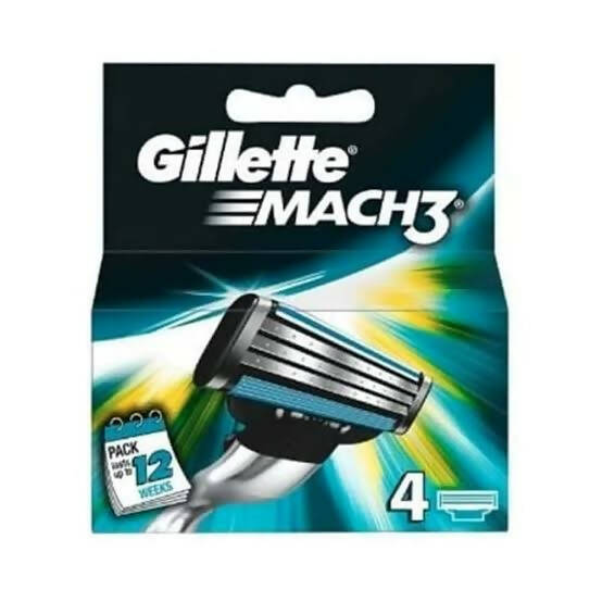 Gillete Mach 3 Replacement Catridges (4Nos)-ItsBen LifeStyle