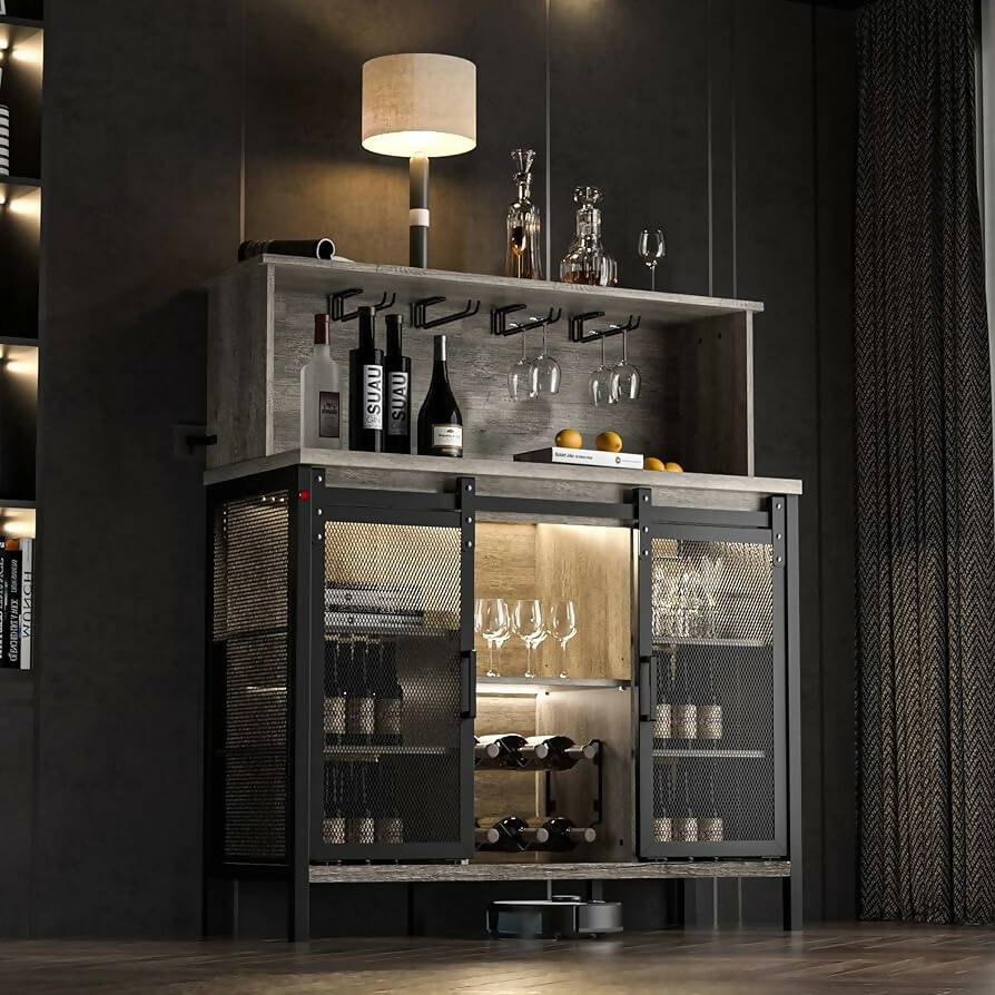 Bar Cabinet Assembly-ItsBen LifeStyle