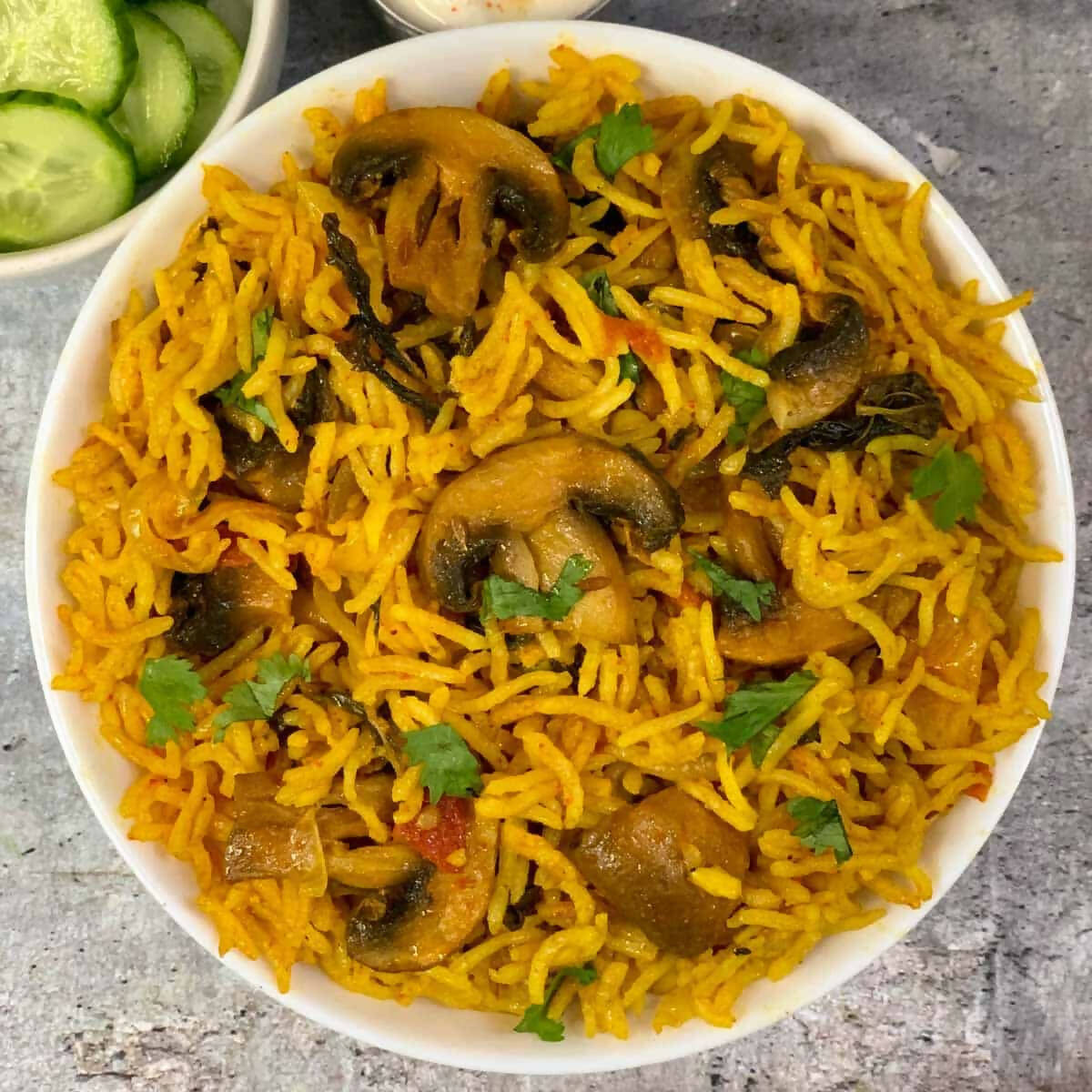 Mushroom Biryani-ItsBen LifeStyle