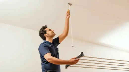 Ceiling - Mounted Hanger Installation-ItsBen LifeStyle