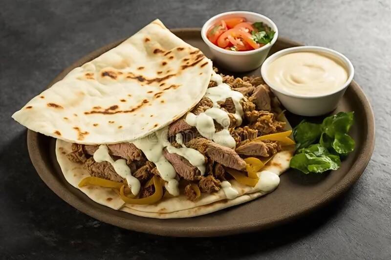 Plate Spicy Shawarma-ItsBen LifeStyle