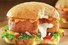 Chicken Cheese Burst Burger-ItsBen LifeStyle