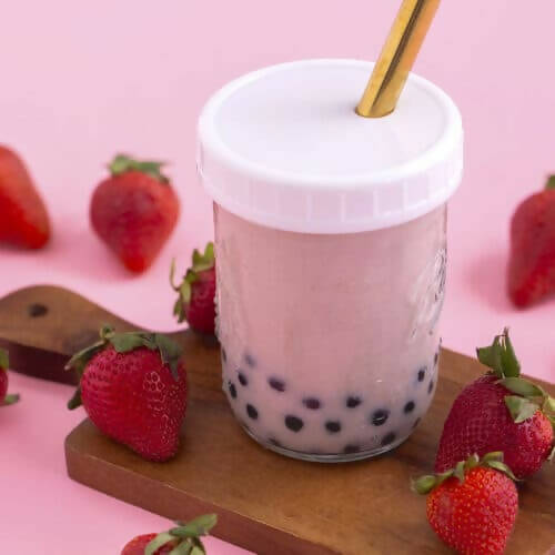 Strawberry Bubble Tea-ItsBen LifeStyle