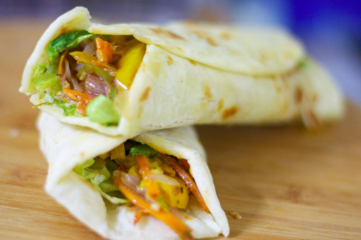 Veg Cheese Curry Wrap-ItsBen LifeStyle