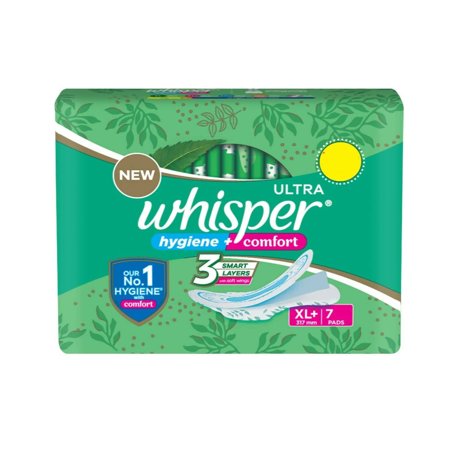 Whisper Ultra Hygiene+ Comfort XL (7 Nos)-ItsBen LifeStyle